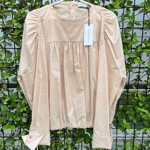 Harshman Los Angeles tie waist blouse